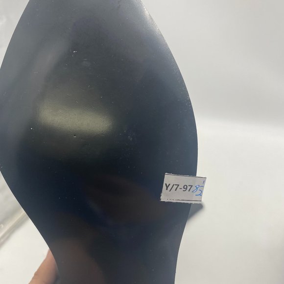 FSJ Black Casual Thigh High Tall Boots Chunky Low Heel Over The Knee Booties - Picture 7 of 11